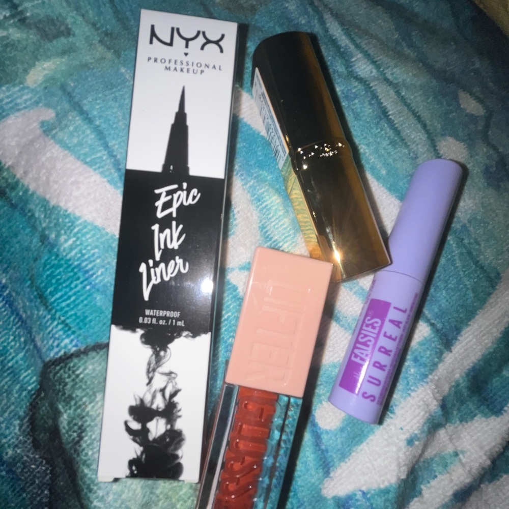 Maybelline, Nyx, and L’Oreal makeup